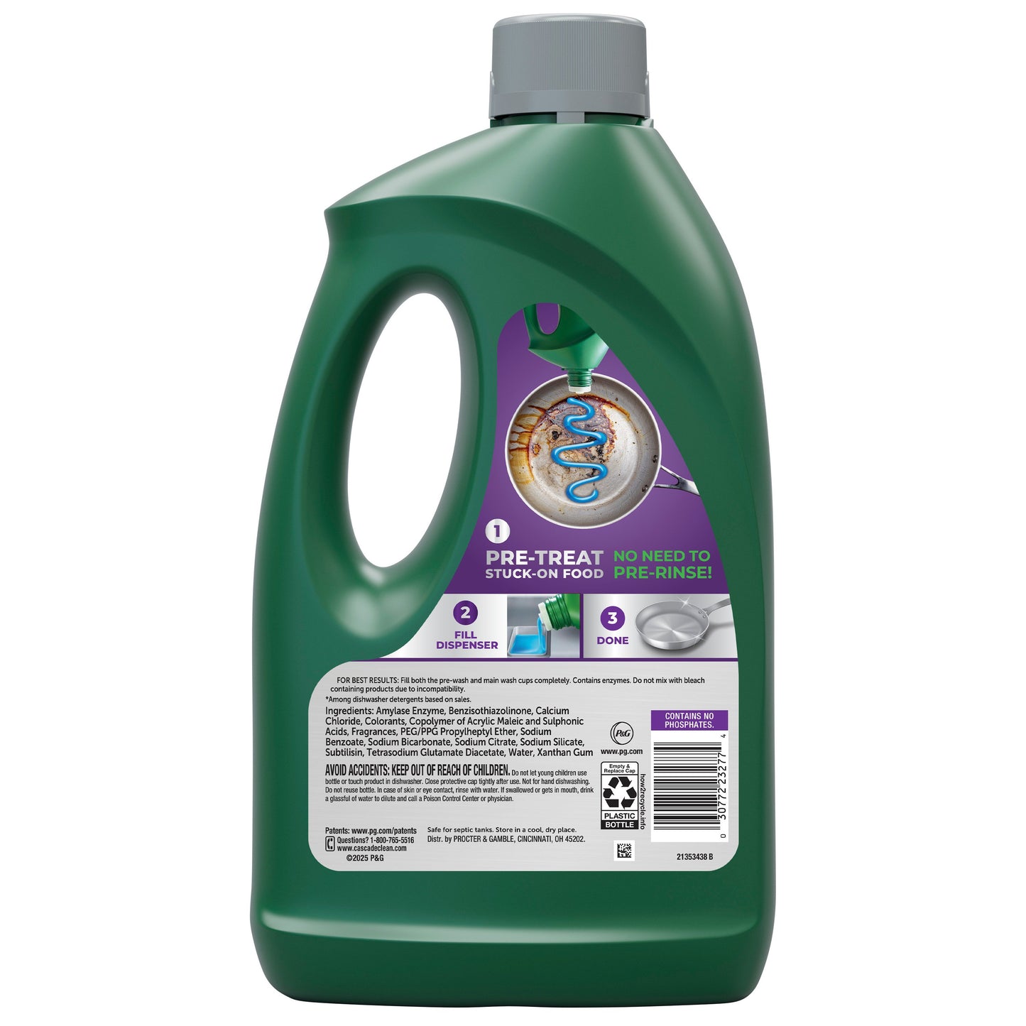 Cascade Platinum All-In-One Dishwasher Detergent Liquid Gel - Fresh Scent