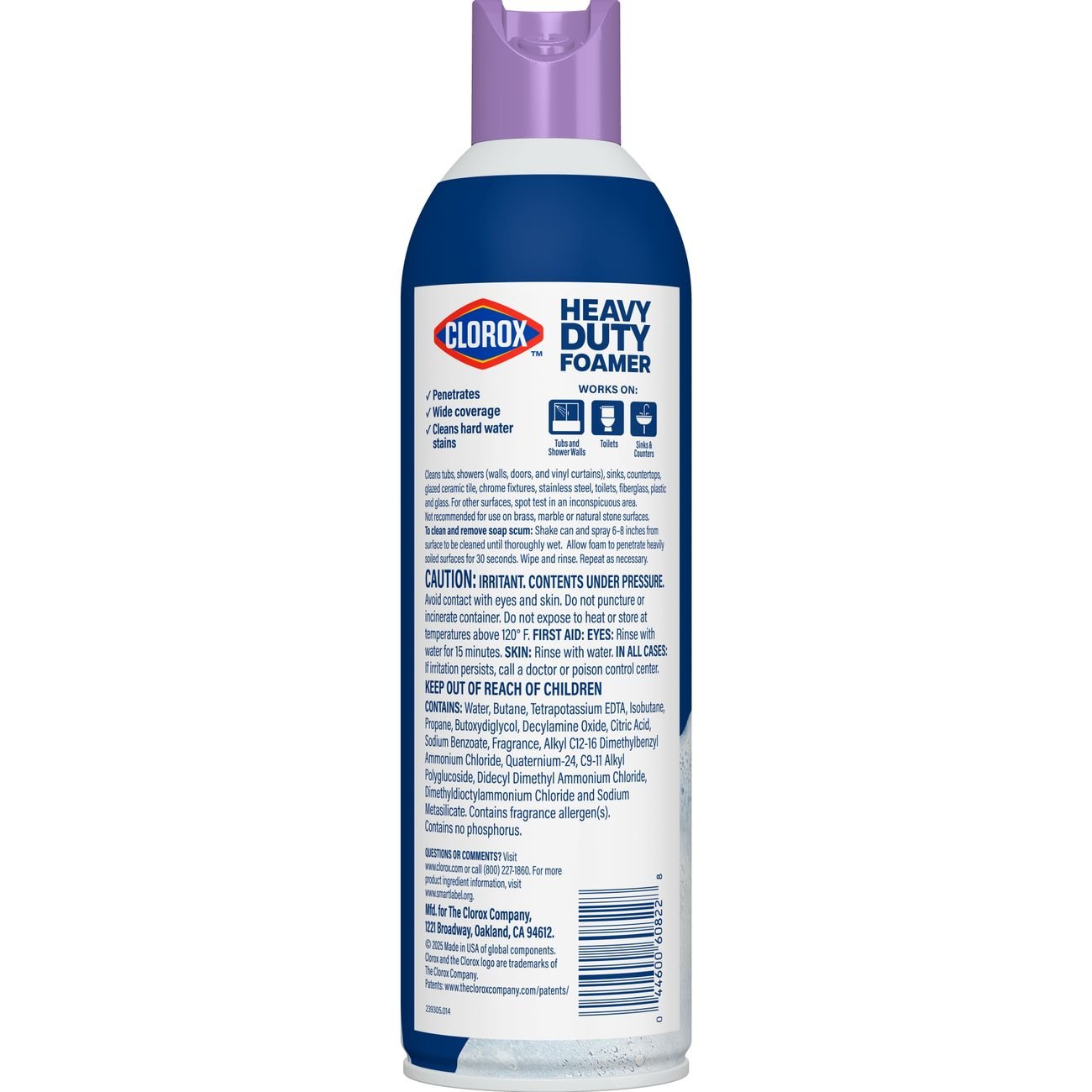 Clorox Heavy Duty Bathroom Foamer - Lavender Clean