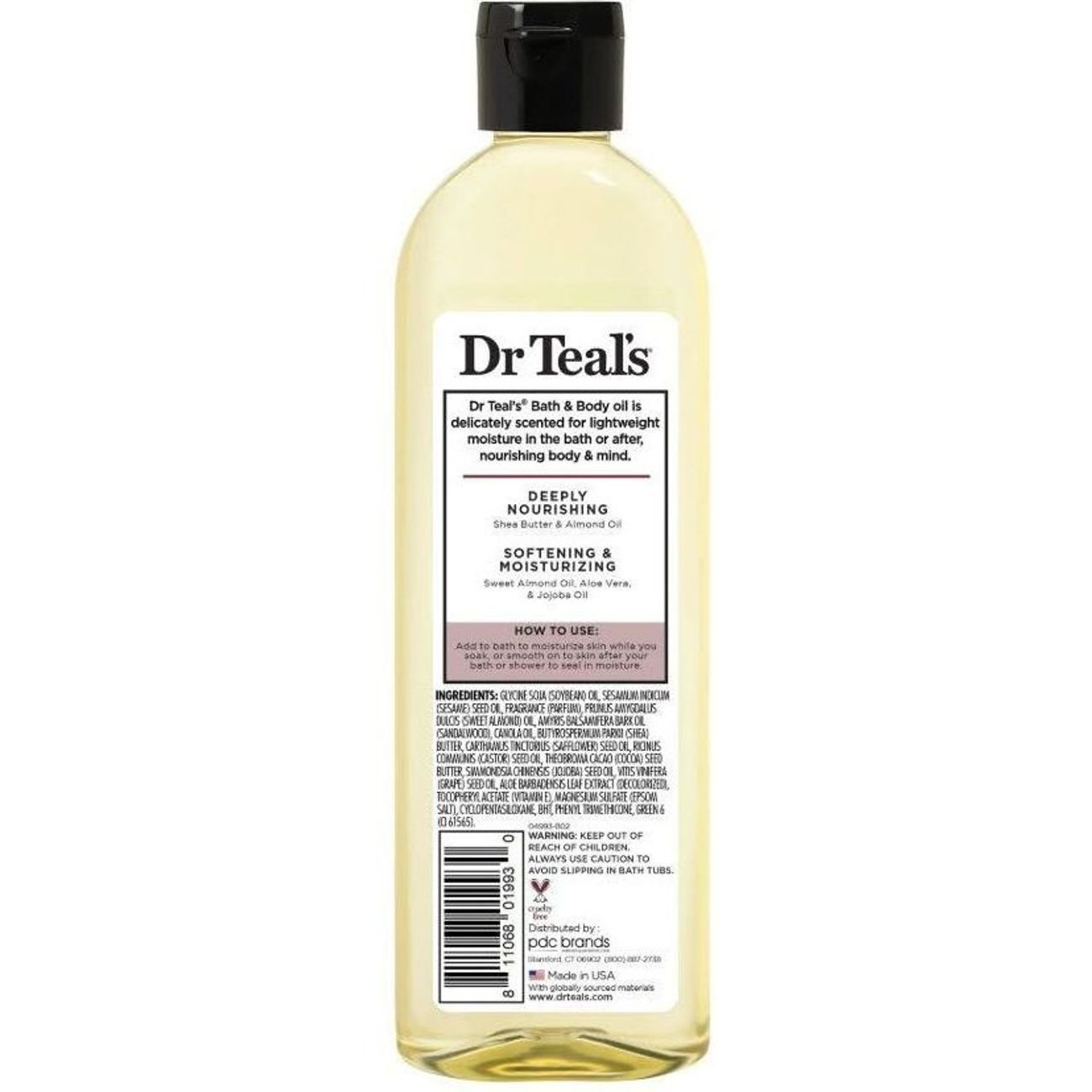 Dr Teal's Moisturizing Bath & Body Oil - Shea Butter & Almond Oil