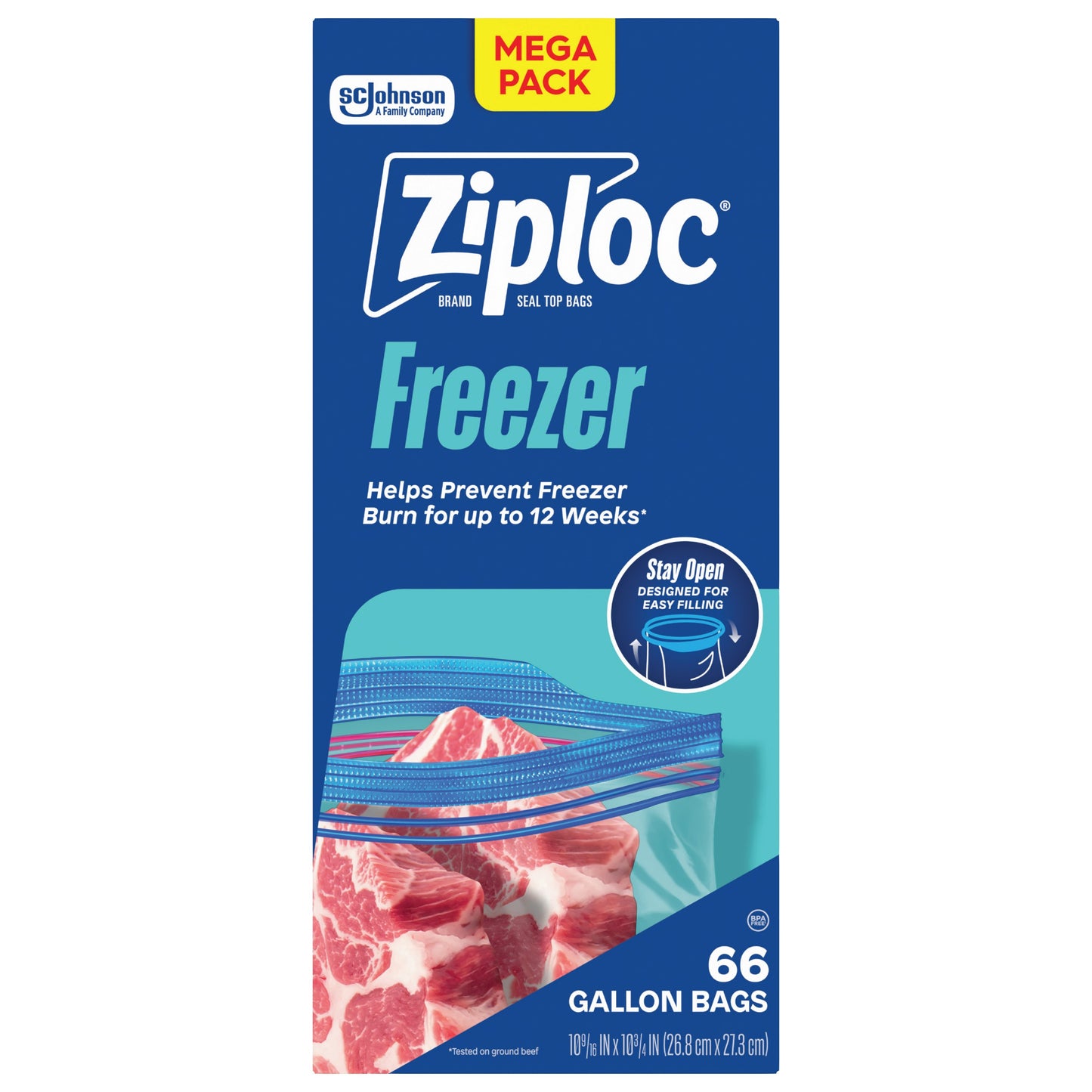 Ziploc Freezer Gallon Bags Mega Pack