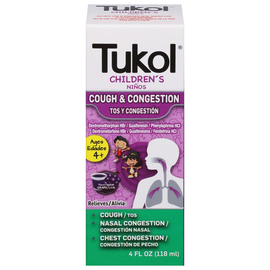 Tukol Children's Cough & Congestion Liquid - Grape