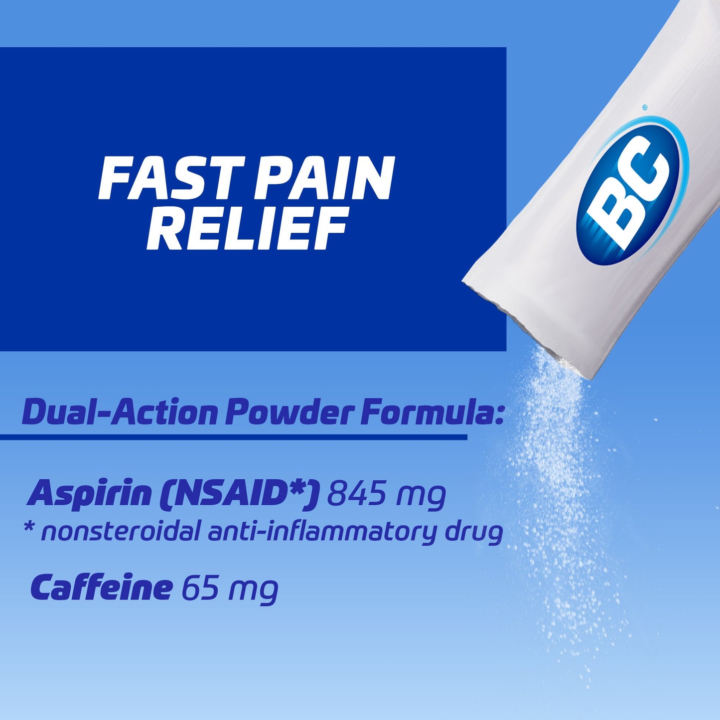 BC Fast Headache Pain Relief Powder with Caffeine