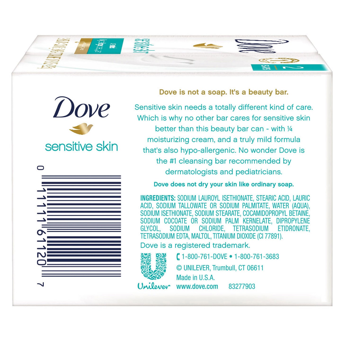 Dove Sensitive Skin Beauty Bar