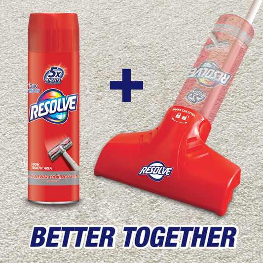 Resolve Heavy Traffic, Pet Stain and Odor Remover Carpet Cleaner Foam