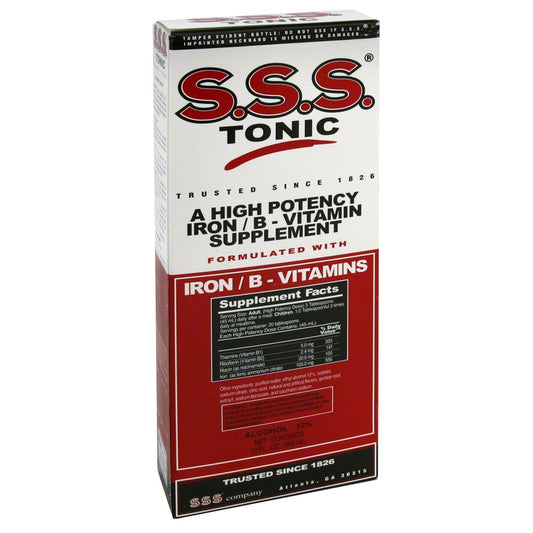 S.S.S. Tonic High Potency Iron/B-Vitamin Supplement