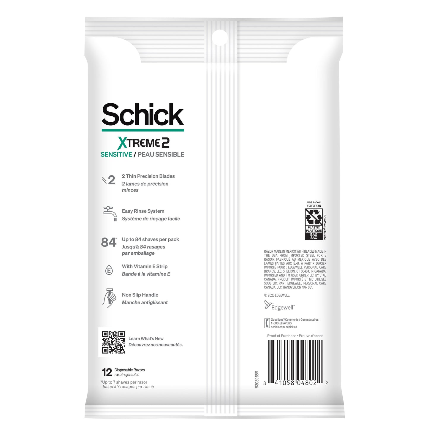 Schick Xtreme 2 Sensitive Disposable Razors