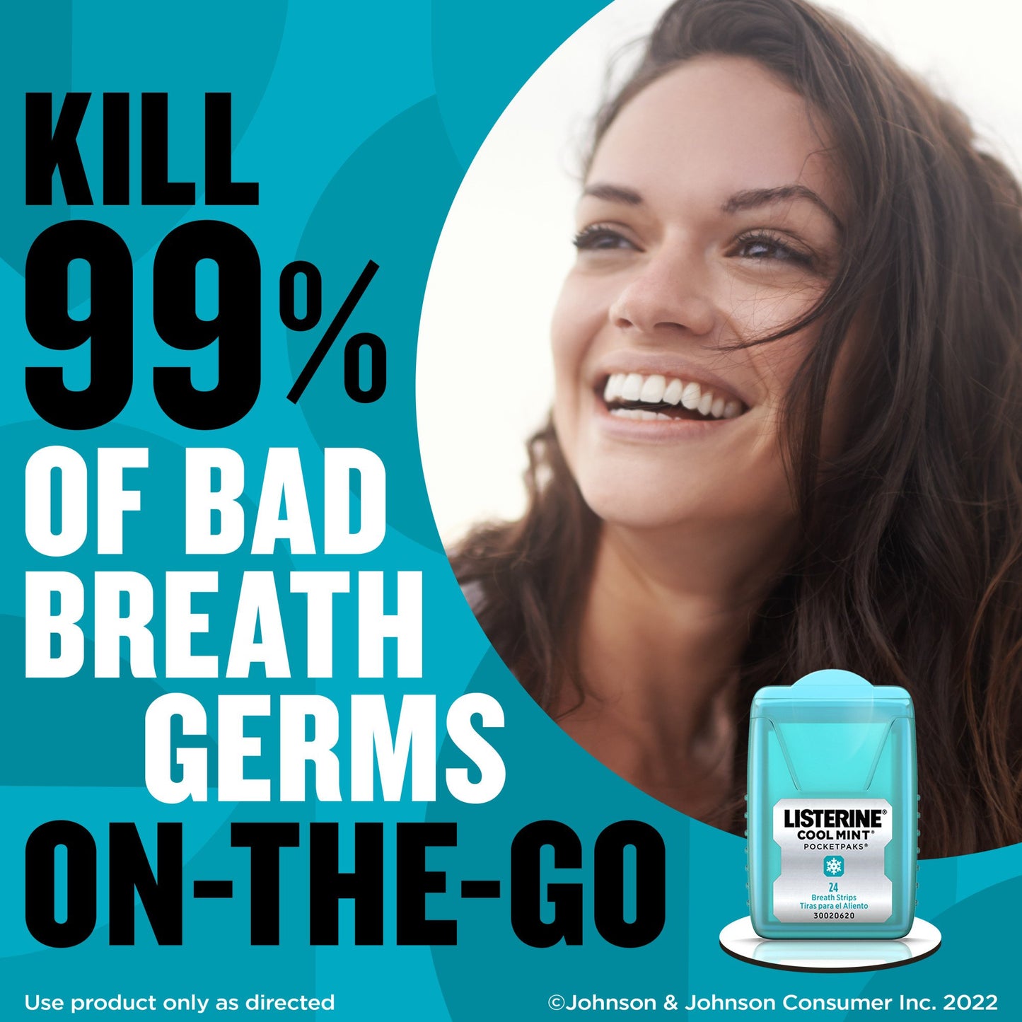 Listerine PocketPaks Bad Breath Strips - Cool Mint
