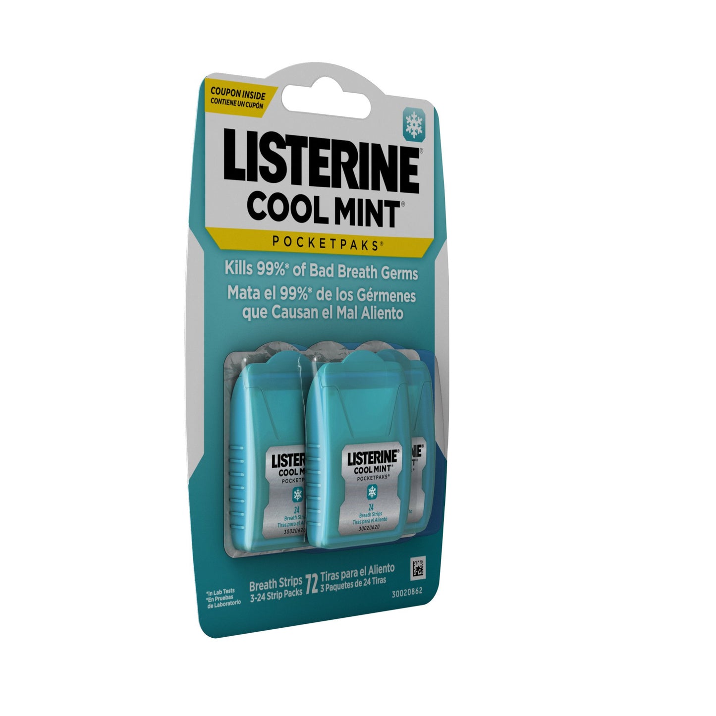 Listerine PocketPaks Bad Breath Strips - Cool Mint