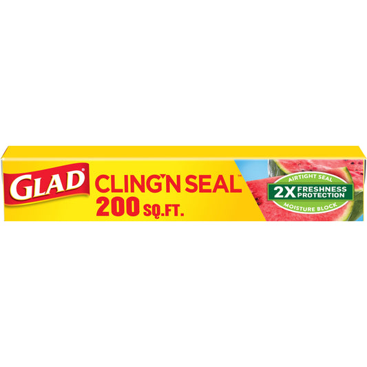 Glad Cling 'N Seal Clear Plastic Wrap