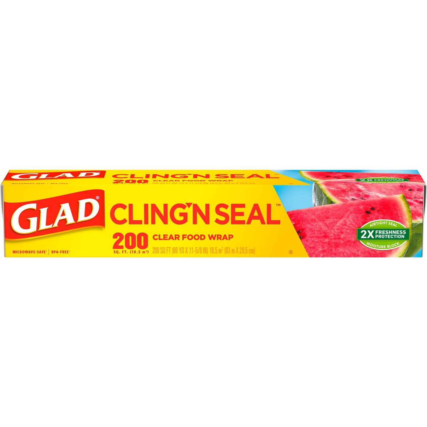 Glad Cling 'N Seal Clear Plastic Wrap