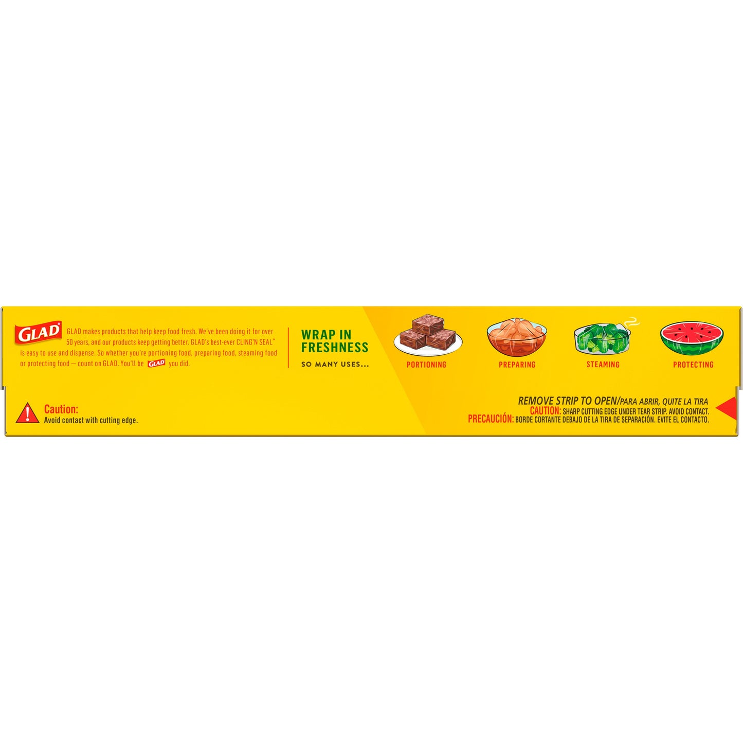 Glad Cling 'N Seal Clear Plastic Wrap