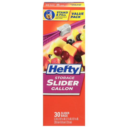 Hefty Slider Gallon Storage Bags