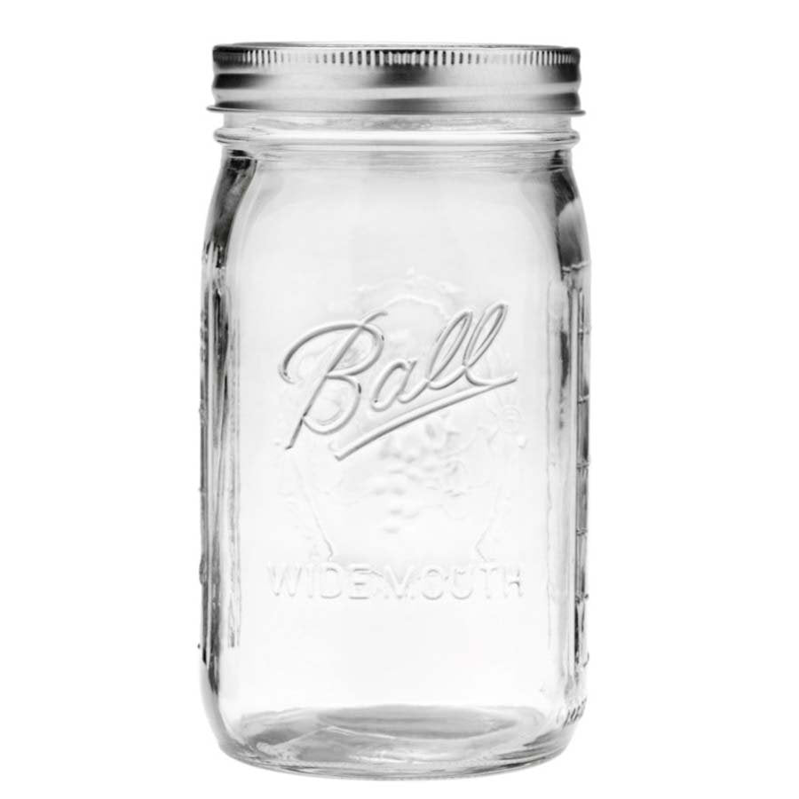 Ball Quart Mason Jars & Lids-Wide Mouth