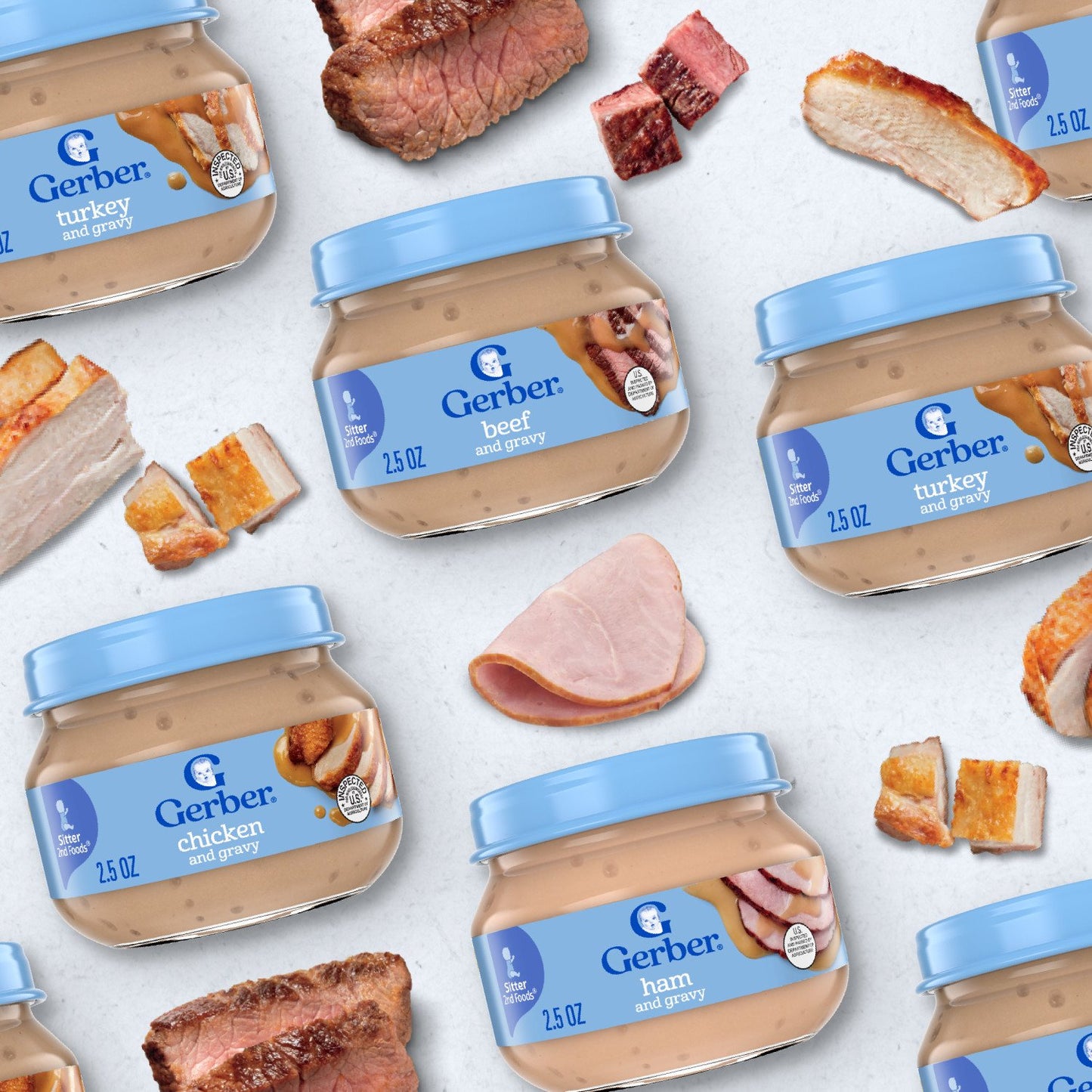 Gerber Mealtime for Baby 2nd Foods - Ham & Gravy