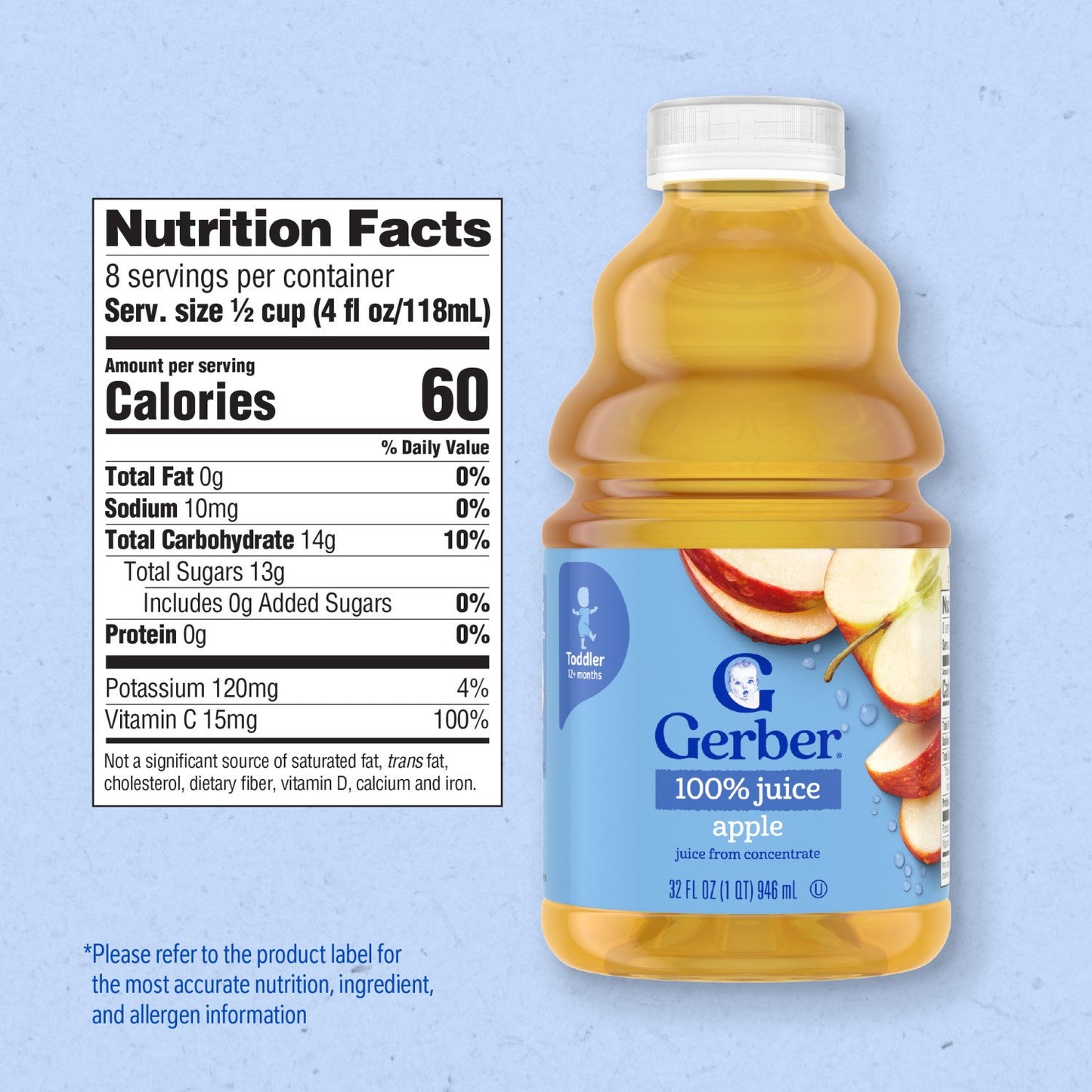 Gerber Toddler Fruit Juice - Apple