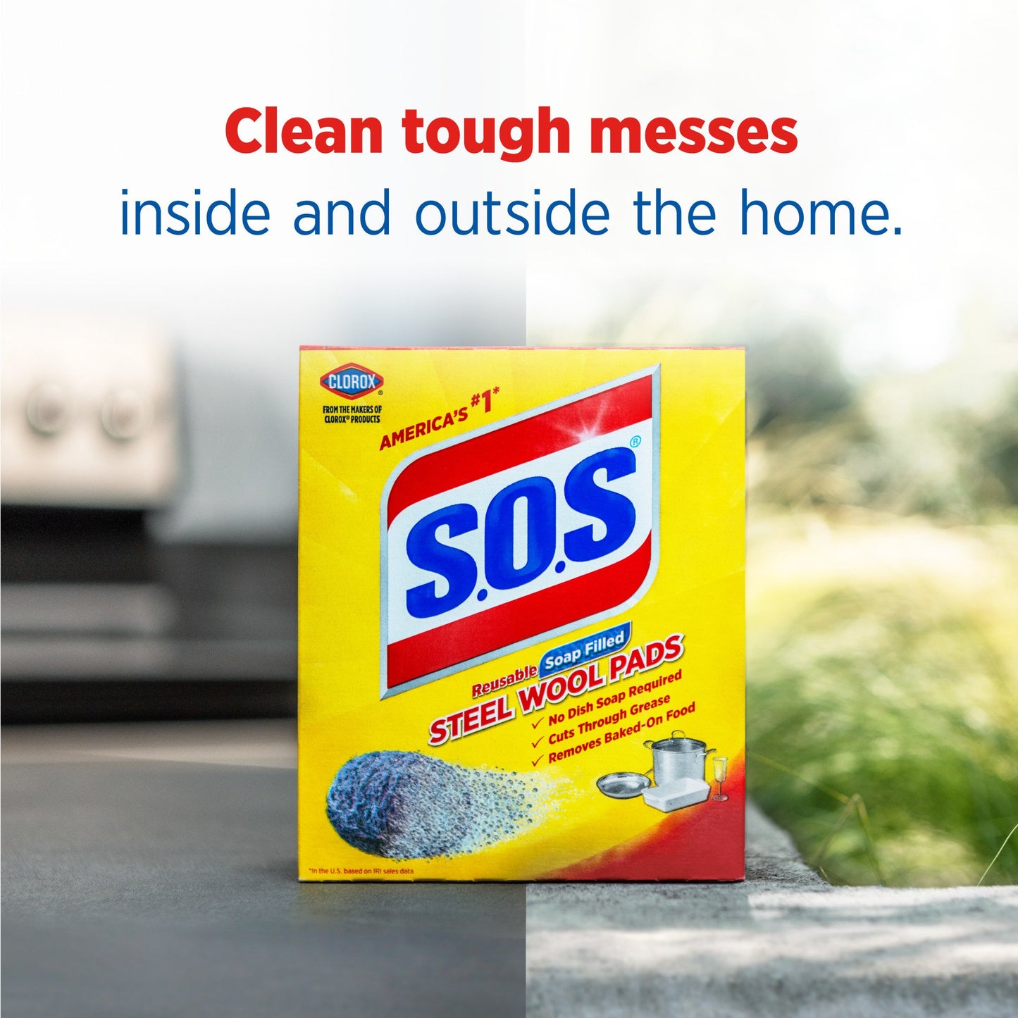 S.O.S. Soap Filled Steel Wool Pads