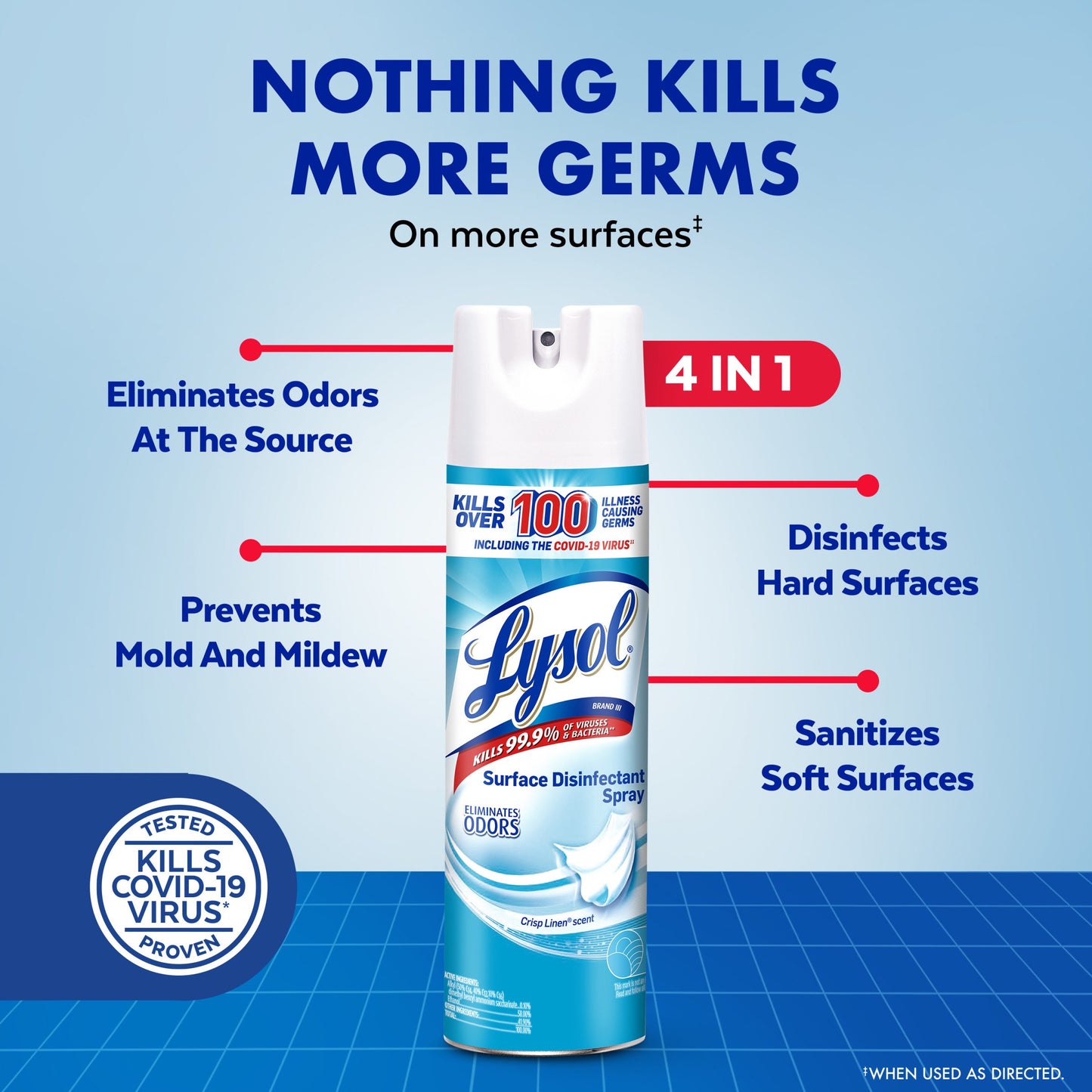 Lysol Disinfectant Spray - Crisp Linen
