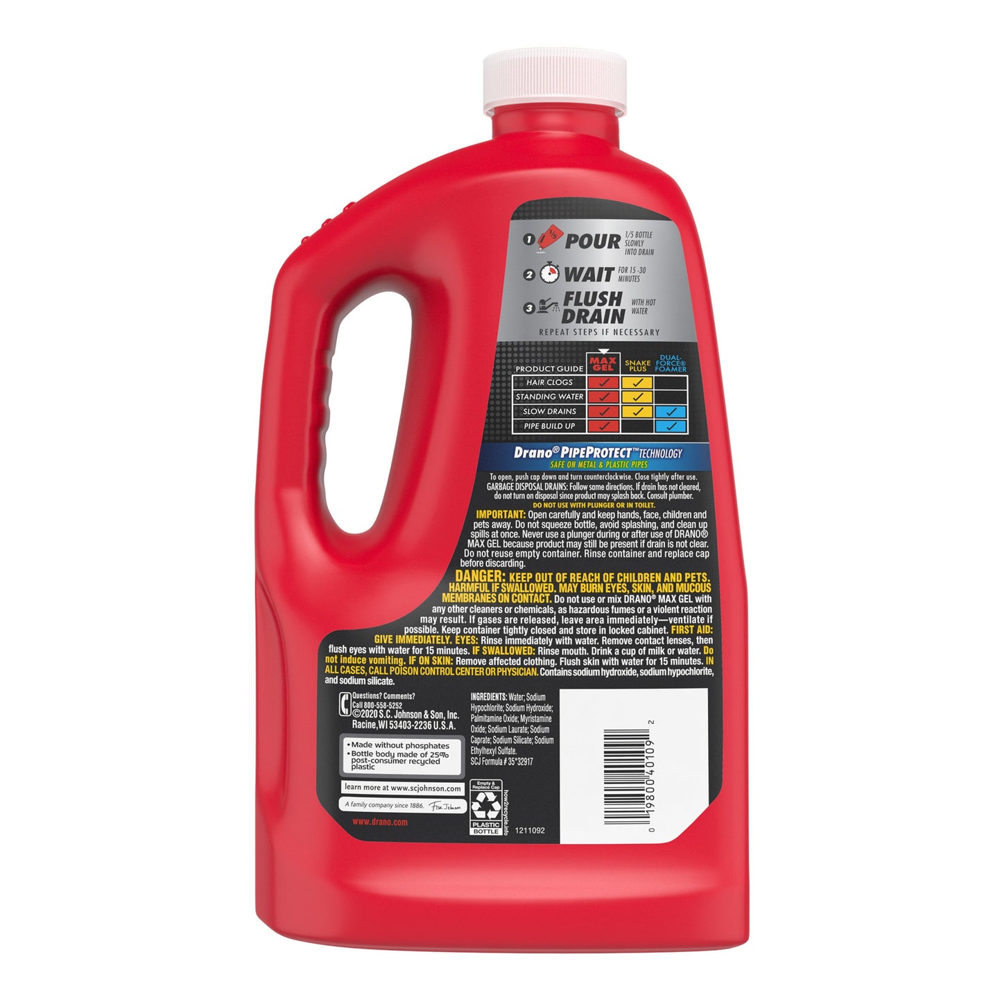 Drano Max Gel Clog Remover
