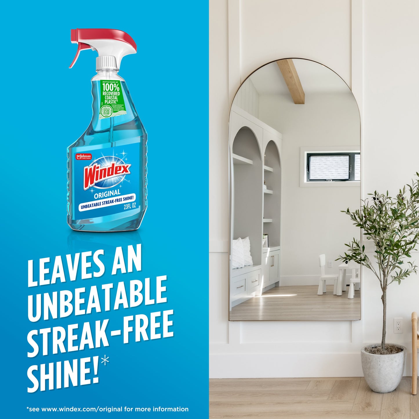 Windex Blue Glass Cleaner Trigger Spray