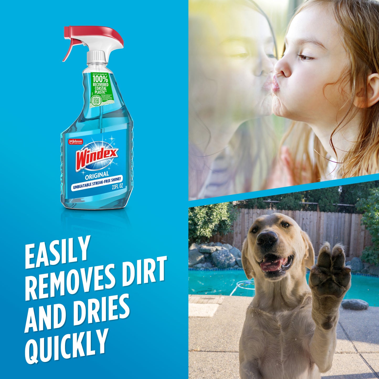 Windex Blue Glass Cleaner Trigger Spray
