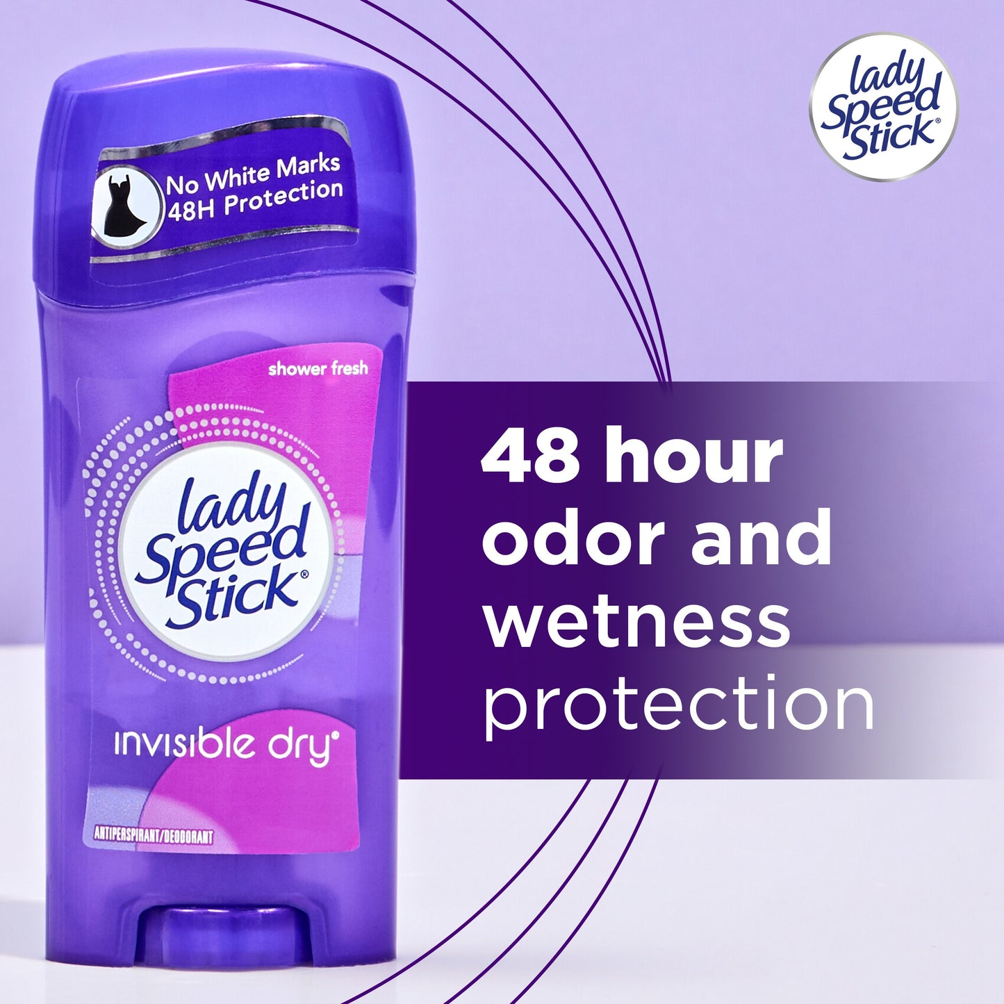 Lady Speed Stick Invisible Dry Deodorant - Shower Fresh