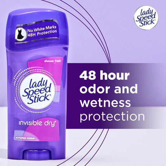 Lady Speed Stick Invisible Dry Deodorant - Shower Fresh