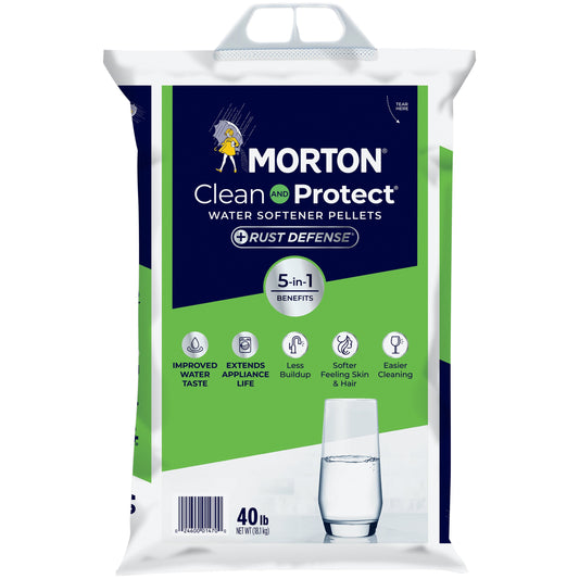 Morton Clean and Protect® Plus Rust Defense® Water Softener Salt Pellets