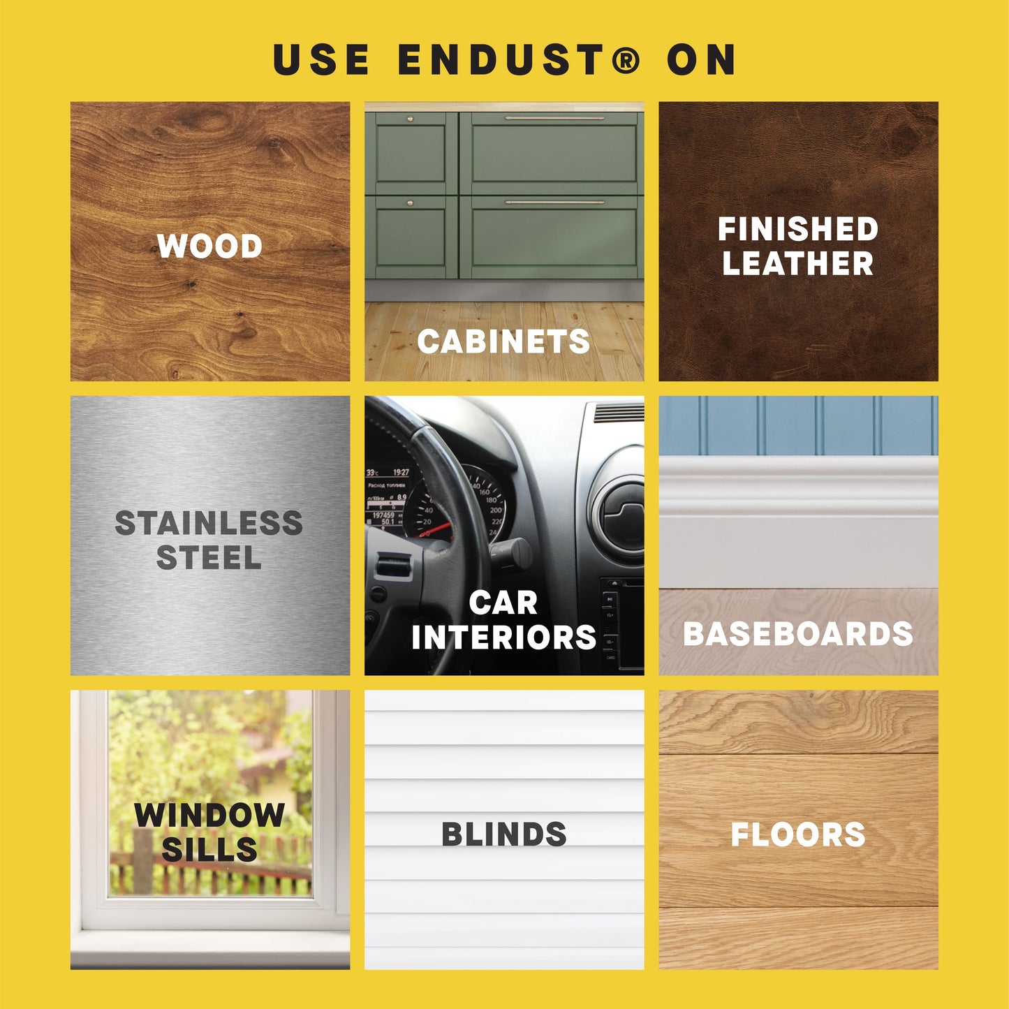 Endust Multi-Surface Lemon Zest Dusting & Cleaning Spray