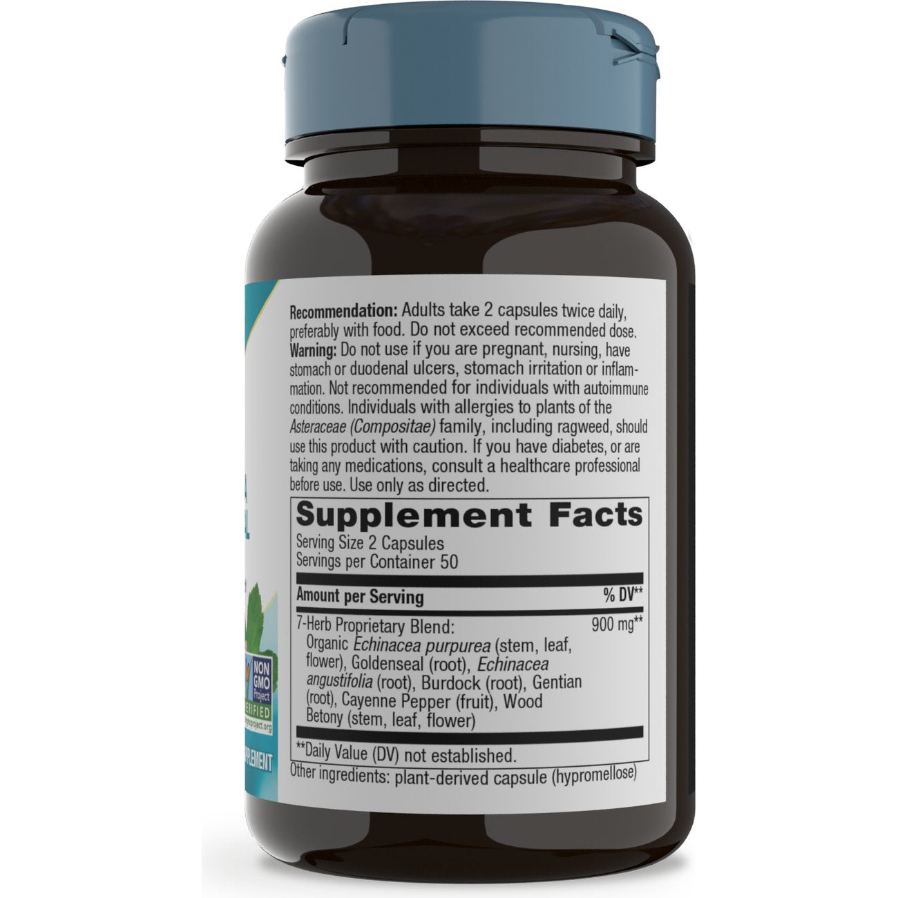 Nature's Way Echinacea Goldenseal Immune Health Capsules