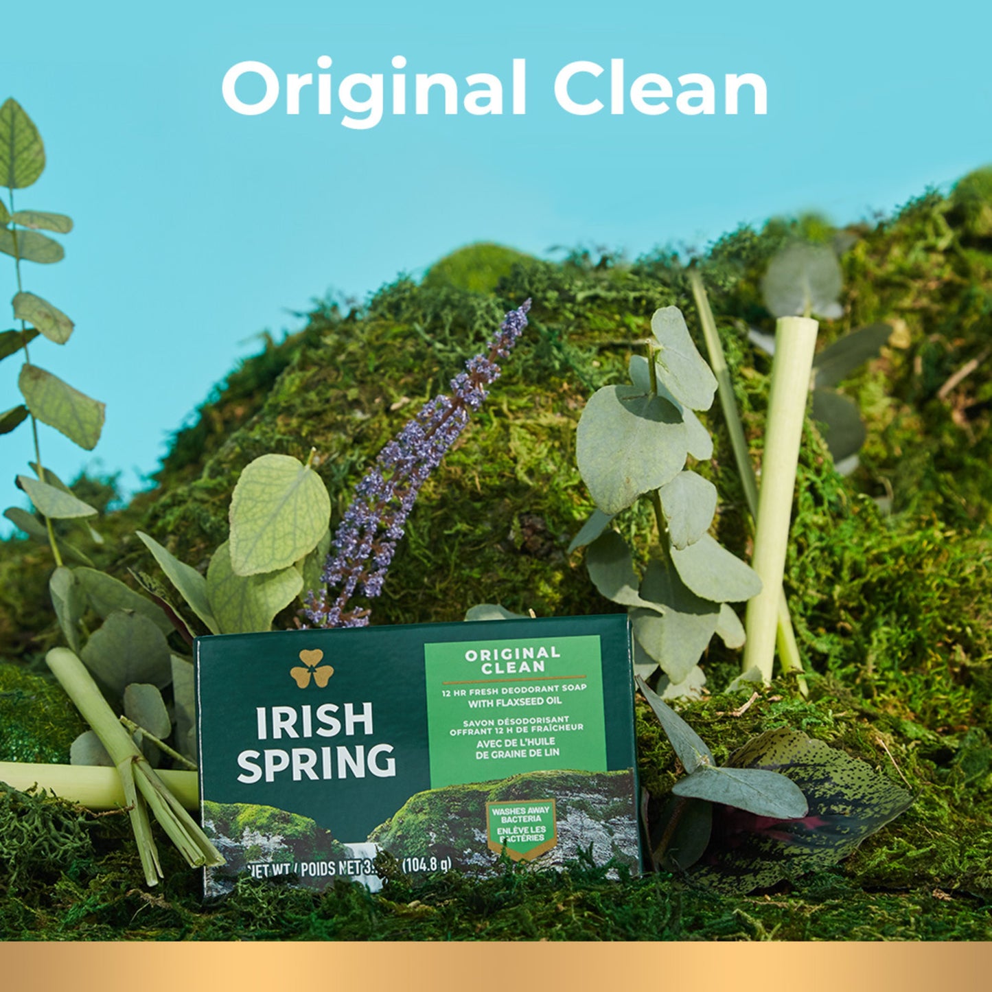 Irish Spring Original Clean Deodorant Bar Soap for Men
