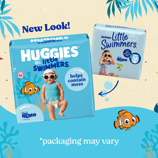 Huggies Little Swimmers Disposable Swim Diapers - Size 3 (16-26 lbs)