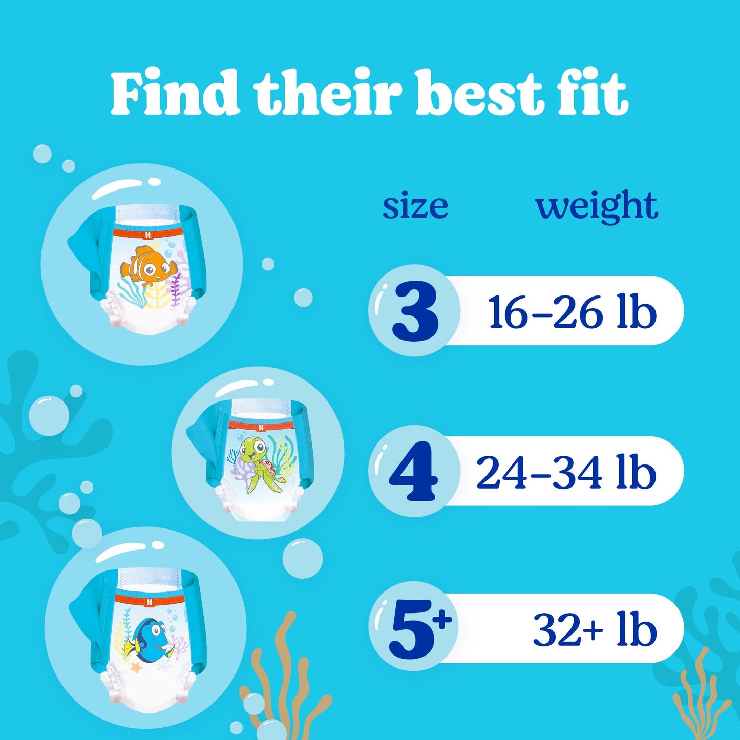 Huggies Little Swimmers Disposable Swim Diapers - Size 5-6 (32+ lbs)
