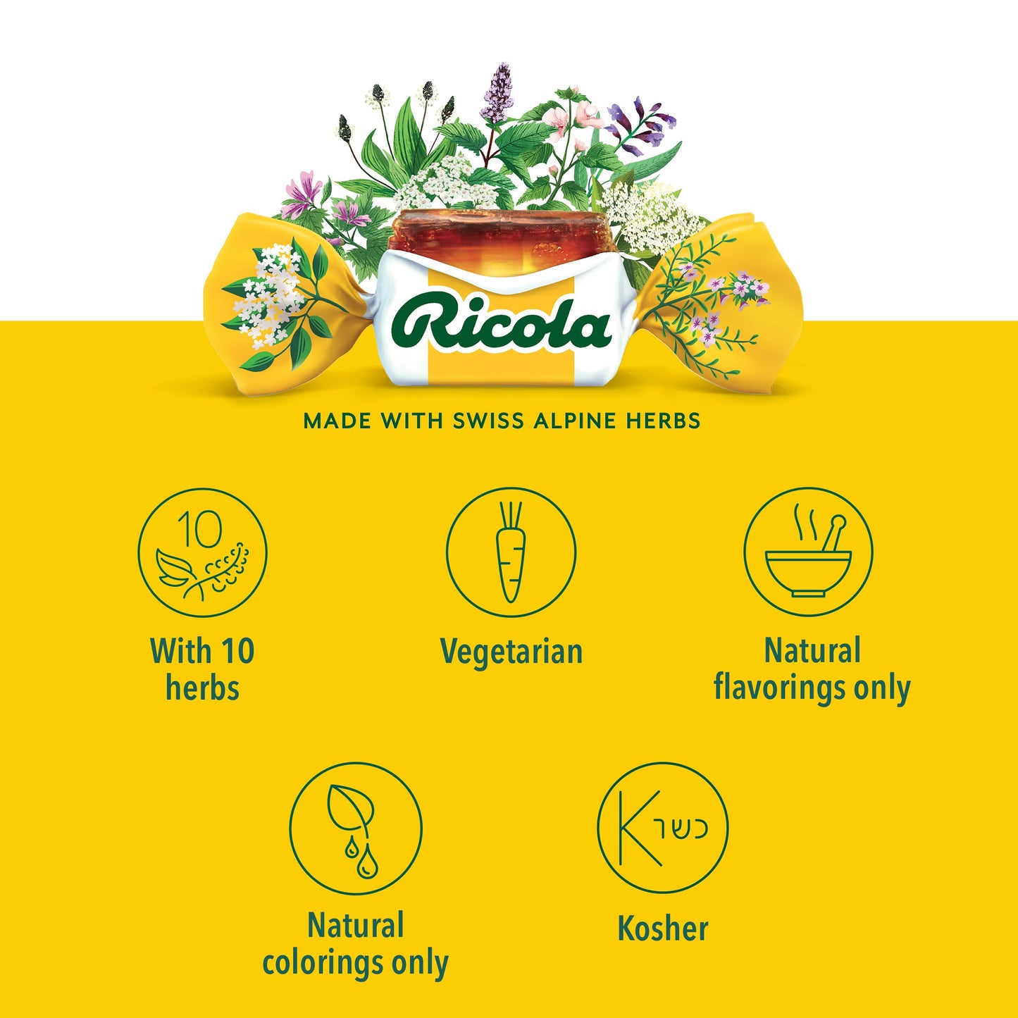 Ricola Cough Drops - Original Herb
