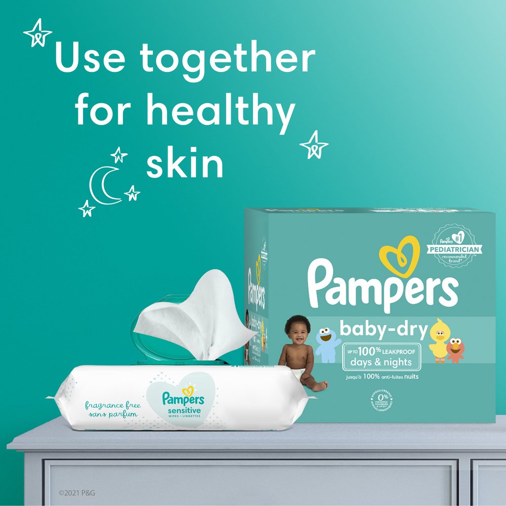 Pampers Baby-Dry Diapers Size 1