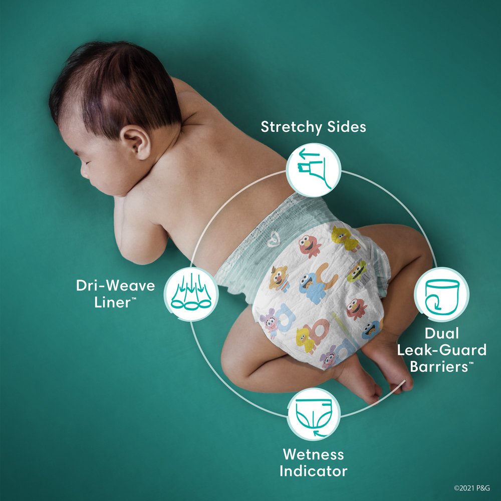 Pampers Baby-Dry Diapers Size 1