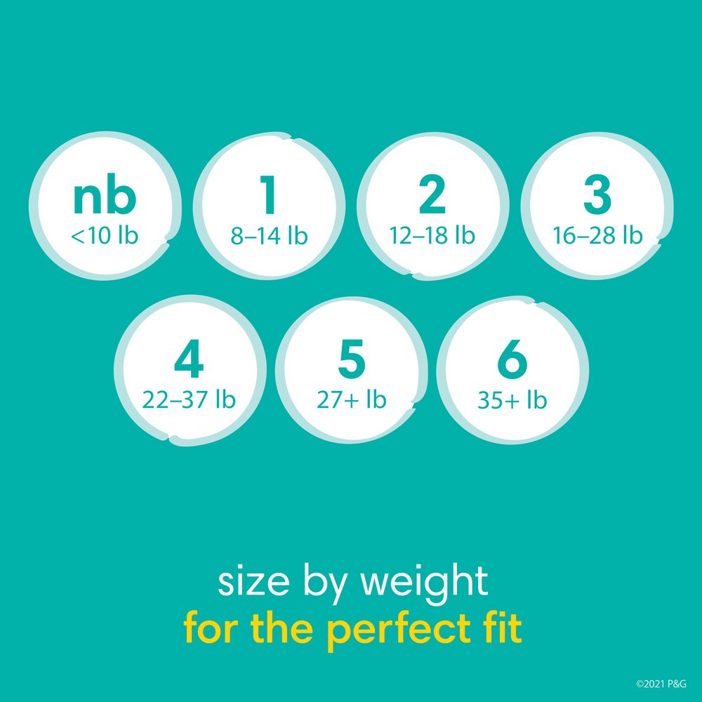 Pampers Baby-Dry Diapers Size 1