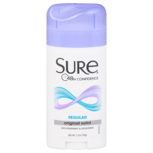 Sure Original Solid  Regular Scent Antiperspirant & Deodorant