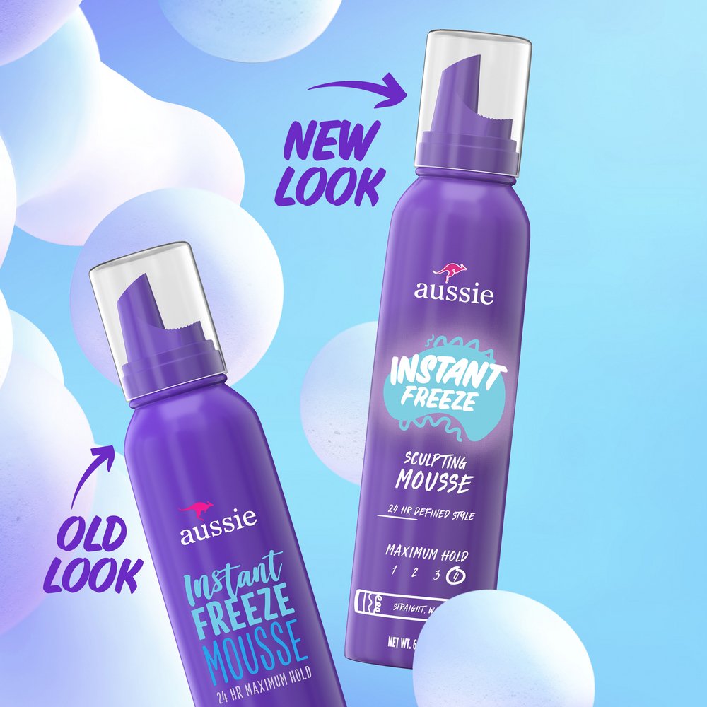 Aussie Instant Freeze Sculpting Mousse