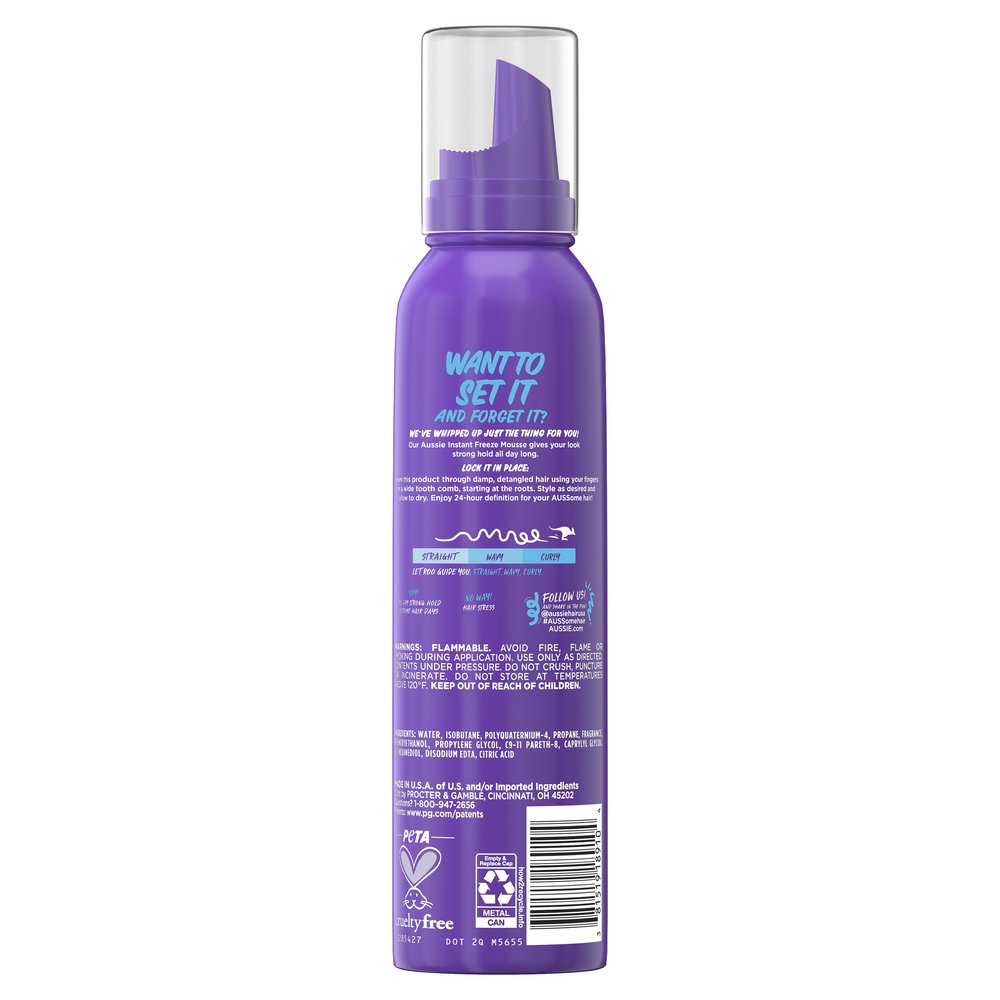 Aussie Instant Freeze Sculpting Mousse