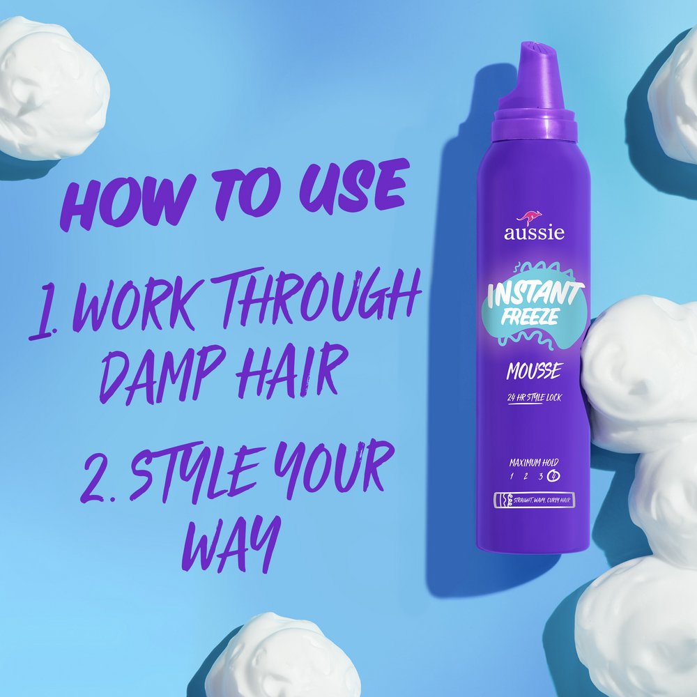 Aussie Instant Freeze Sculpting Mousse
