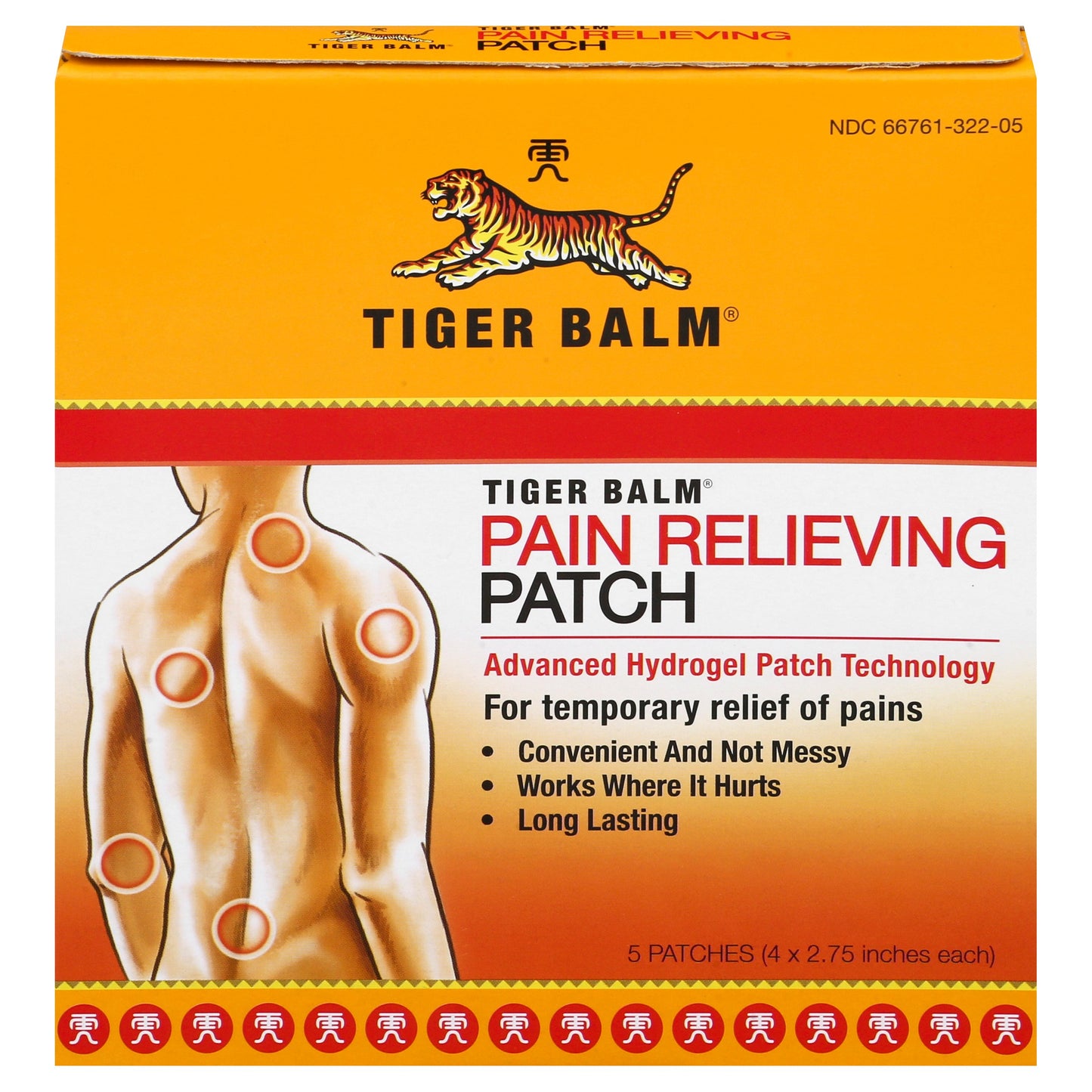 Tiger Balm Hydrogel Pain Relieving Patches