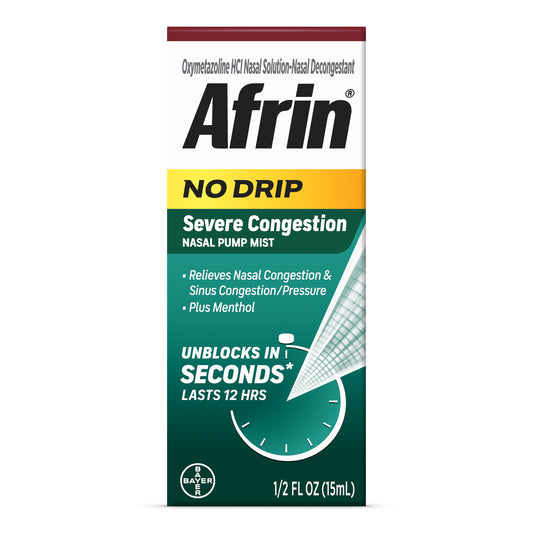 Afrin No Drip Severe Congestion Pump Mist