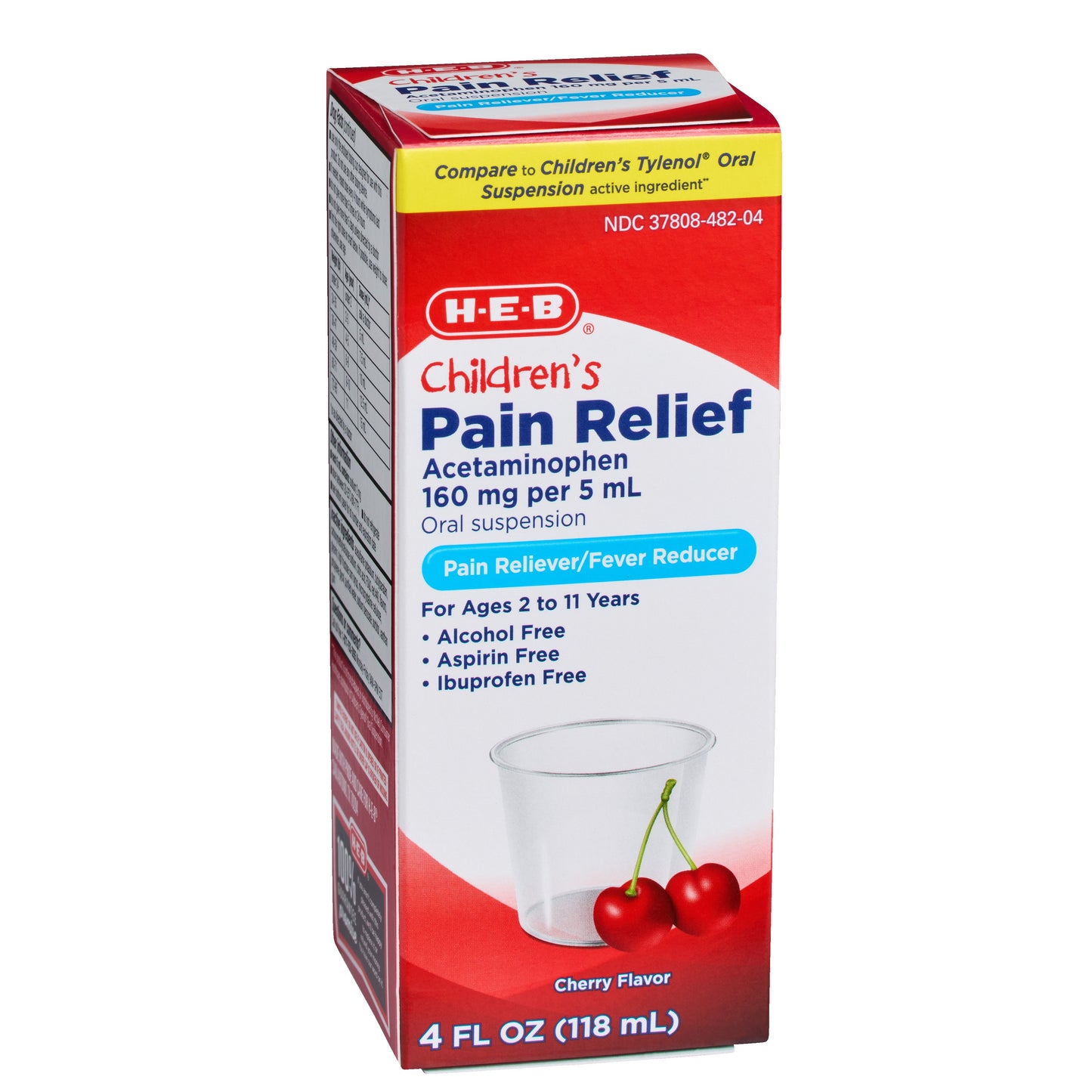 H-E-B Pain Relief Acetaminophen Children's Cherry Flavor