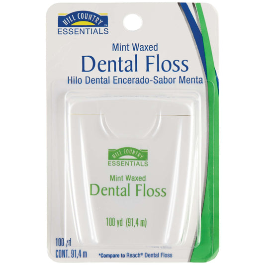 Hill Country Essentials Mint Waxed Dental Floss