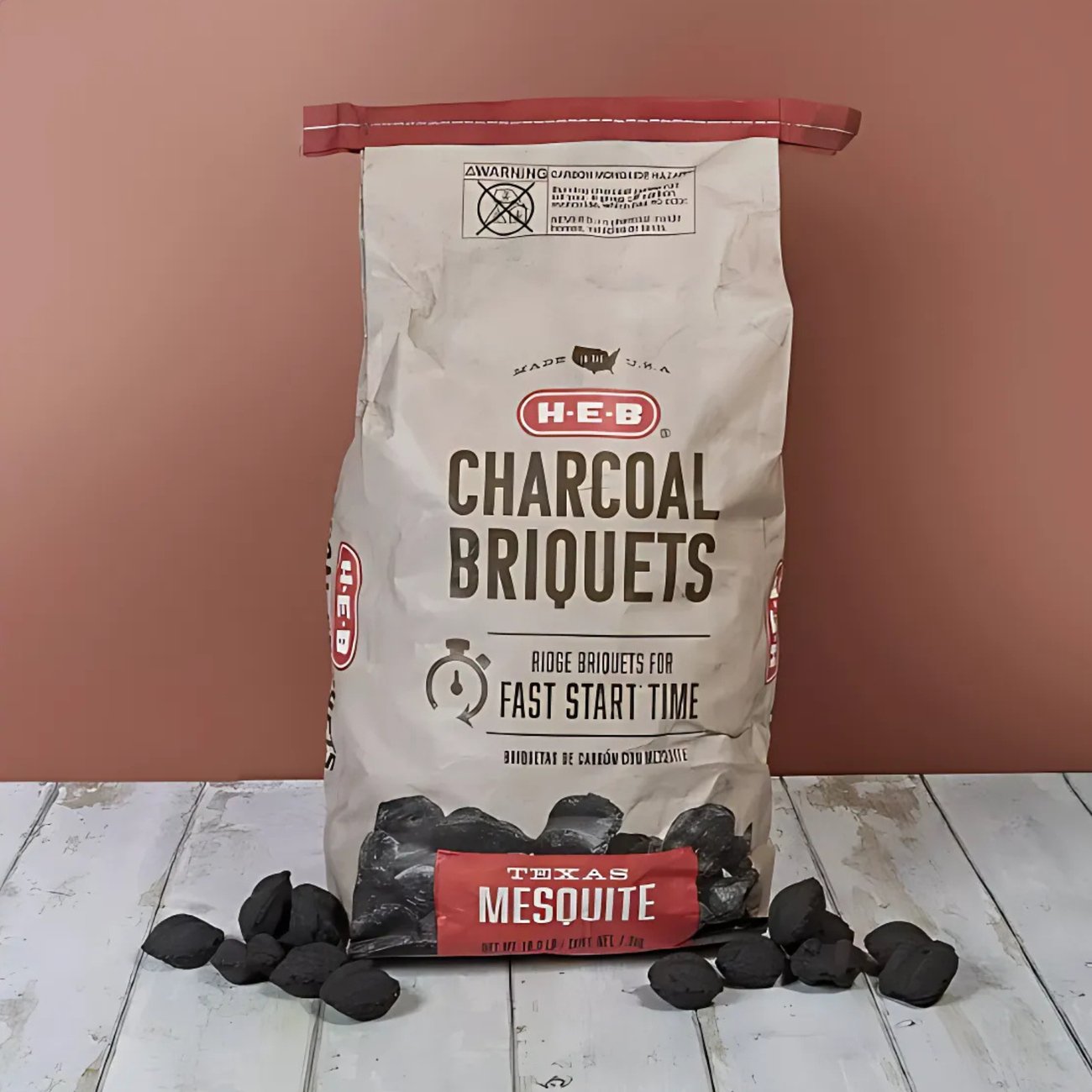 H-E-B Texas Mesquite Charcoal Briquets