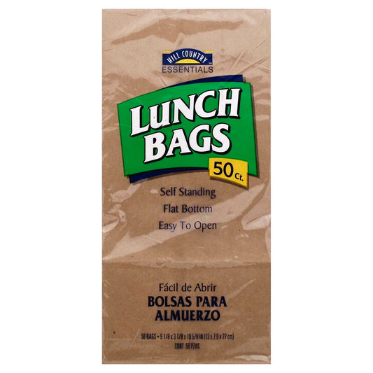 Hill Country Essentials Paper Lunch Bags