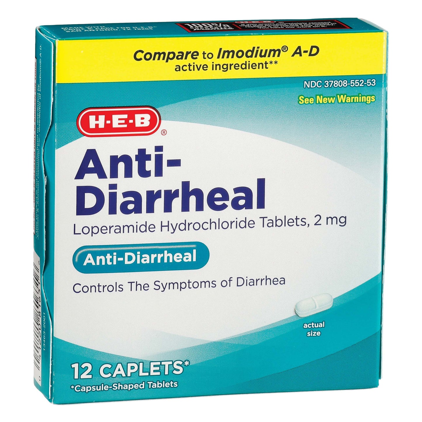 H-E-B Anti-Diarrheal Caplets