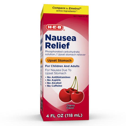 H-E-B Nausea Relief Cherry Flavored Liquid
