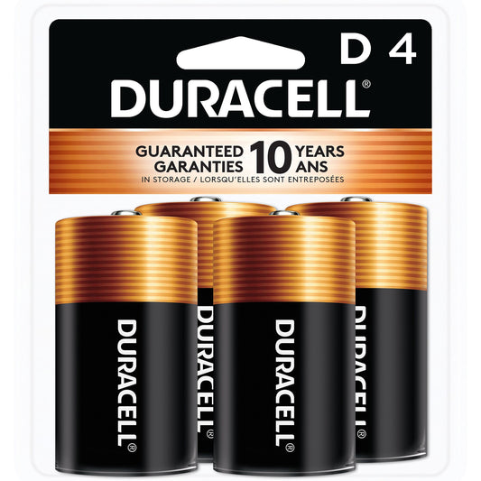 Duracell Coppertop D Alkaline Batteries