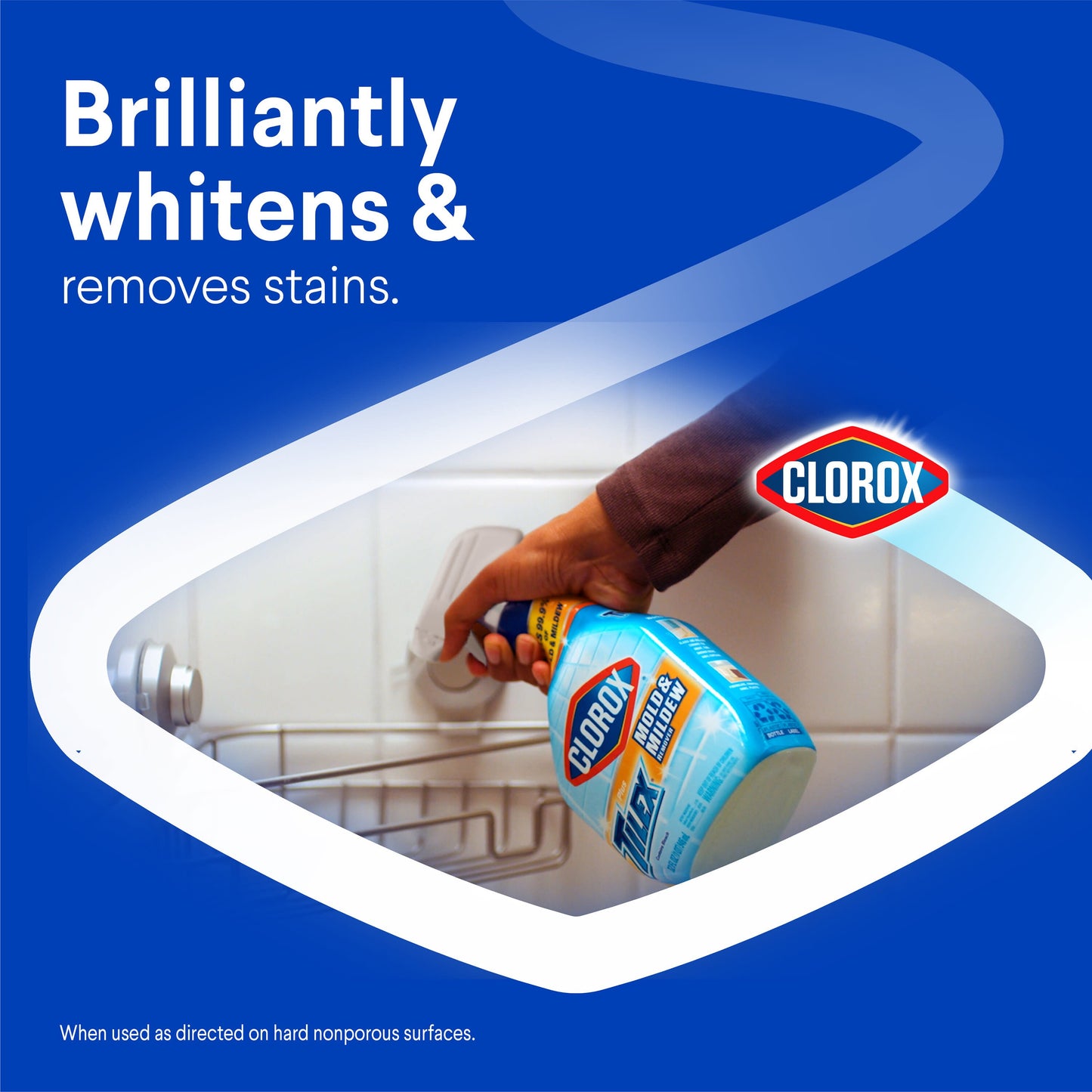 Clorox Plus Tilex Mold and Mildew Remover with Bleach Spray Bottle